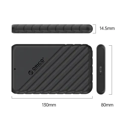 ORICO 25PW1-C3 2.5 inch USB 3.1 Gen1 Type-C Hard Drive Enclosure
